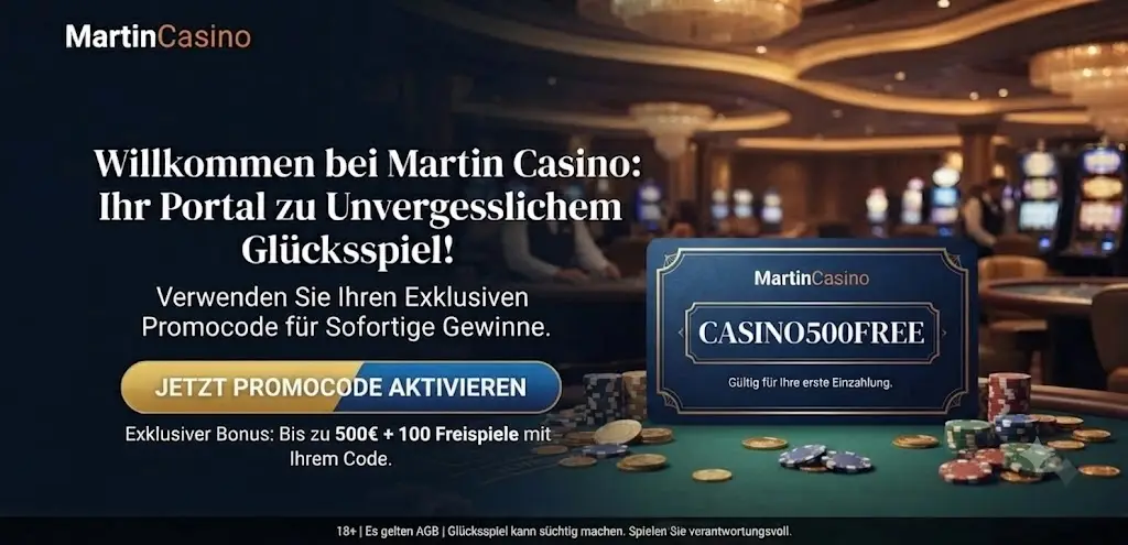 Martin Casino Promo-Code
